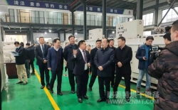湖南省常德市市委書記、市長等領導蒞臨湖南省耐美特智能烘干工業設備有限公司視察指導工作